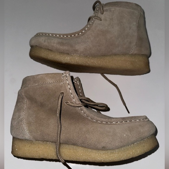 Roper New Tan Suede Gum Sole Desert Chukka Shoes women’s 6.5 - Picture 5 of 8